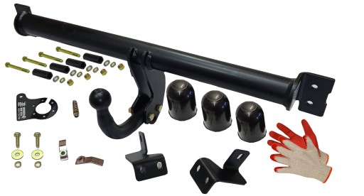 ФИРМЕННЫЙ БУКСИРОВОЧНЫЙ КРЮК+ЧЕХОЛЫ+ПЕРЧАТКИ для OPEL ZAFIRA 1 A I 1999-2005 гг.