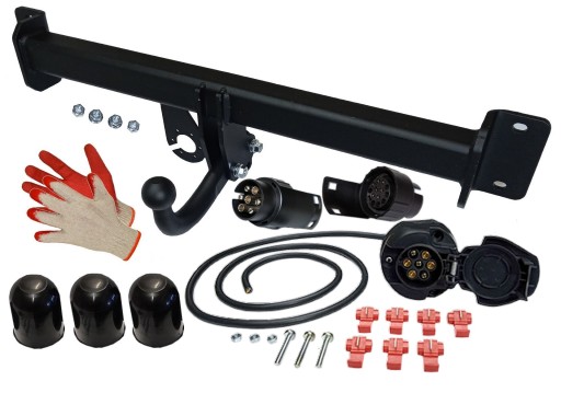 ФИРМЕННЫЙ БУКСИРОВОЧНЫЙ КРЮК + ЖГУТ ПРОВОДОВ + АДАПТЕР 7PIN/13P для BMW X3 E83 + LCI 2004-2010