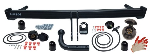 ФІРМОВИЙ ГАК БУКСИРУВАЛЬНИЙ + РЕГУЛЯЦІЯ SKODA OCTAVIA 3 III 5Z SEDAN 5d + COMBI 2013-20 р.в.