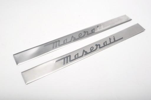 MASERATI GHIBLI III НАКЛАДКИ НА ПОРОГИ