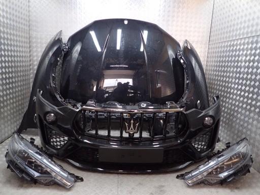 670 - MASERATI LEVANTE FL LIFT ПЕРЕДНИЙ КАПОТ БАМПЕР ЛАМПИ РАДІАТОРИ РЕМІНЬ КРИЛА