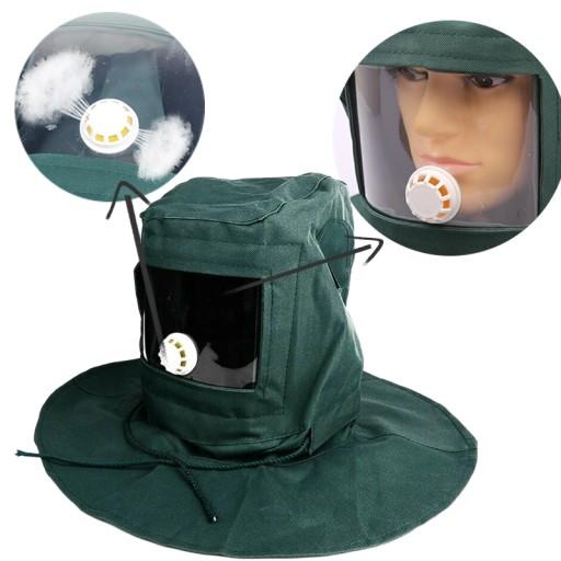 ПЕСКОСТРОЙНАЯ МАСКА СО ШЛЕМОМ ЗАЩИТНЫЙ ШЛЕМ Увеличенное поле зрения