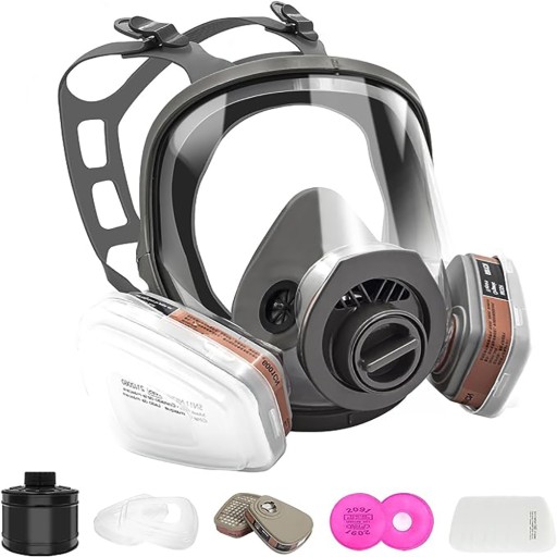 ПОВНА МАСКА ДЛЯ РОЗПИЛЕННЯ ФАРБИ