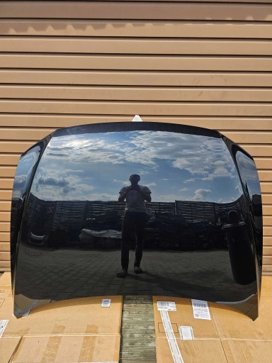 КАПОТ КРИШКА ДВИГУНА ПЕРЕДНЯ LC9X ЧОРНА VW VOLKSWAGEN PASSAT B8 КРАСИВА