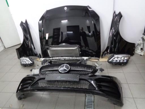 C63 - МАСКА БАМПЕР КРЫЛО MERCEDES C-CLASS W205 LIFT COUPE ЦВЕТ 197 AMG ПАКЕТ