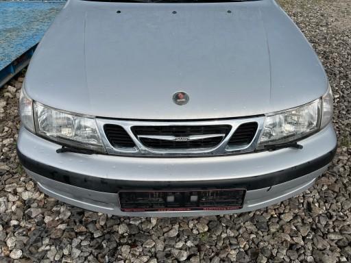 MASKA ZDERZAK BŁOTNIK REFLEKTOR SAAB 9-5 95 268 1998-2001 SREBRNY - МАСКА БАМПЕР КРЫЛО ФАРА SAAB 9-5 95 268 1998-2001 СЕРЕБРЯНЫЙ