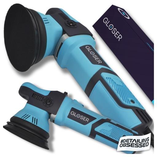 ПОЛИРОВАЛЬНАЯ МАШИНКА DA 9мм GLOSER полировщик автомобиля 125мм кабель 5 метров