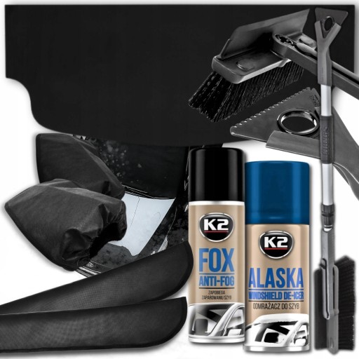 ПРОТИВОМЕРОЗНЫЙ КОВрик, КРЫШКА ЗЕРКАЛА, СТЕКЛООЧИСТИТЕЛИ KUNGS STAR IS K2 FOX ALASKA