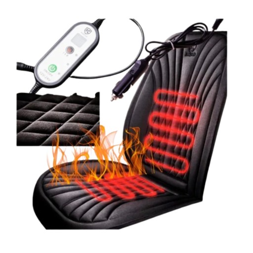 КИЛИМОК З ПІДІГРІВОМ СИДІННЯ, ПІДІГРІВ 12В З ПУЛЬТОМ ДЛЯ АВТО