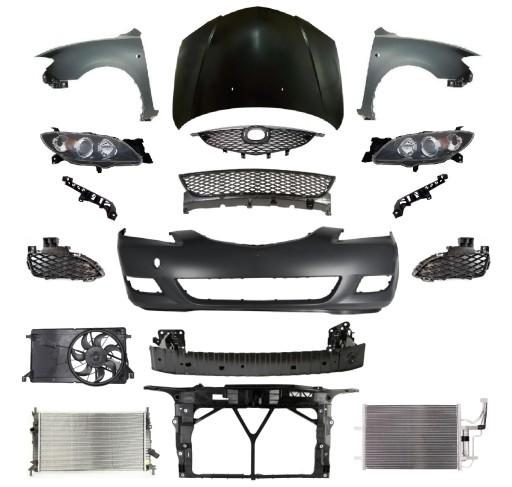 BP4K53110E - MAZDA 3 03-07 SDN ПЕРЕДНИЙ MAZSKA РЕМЕНЬ БАМПЕРА КРИЛО