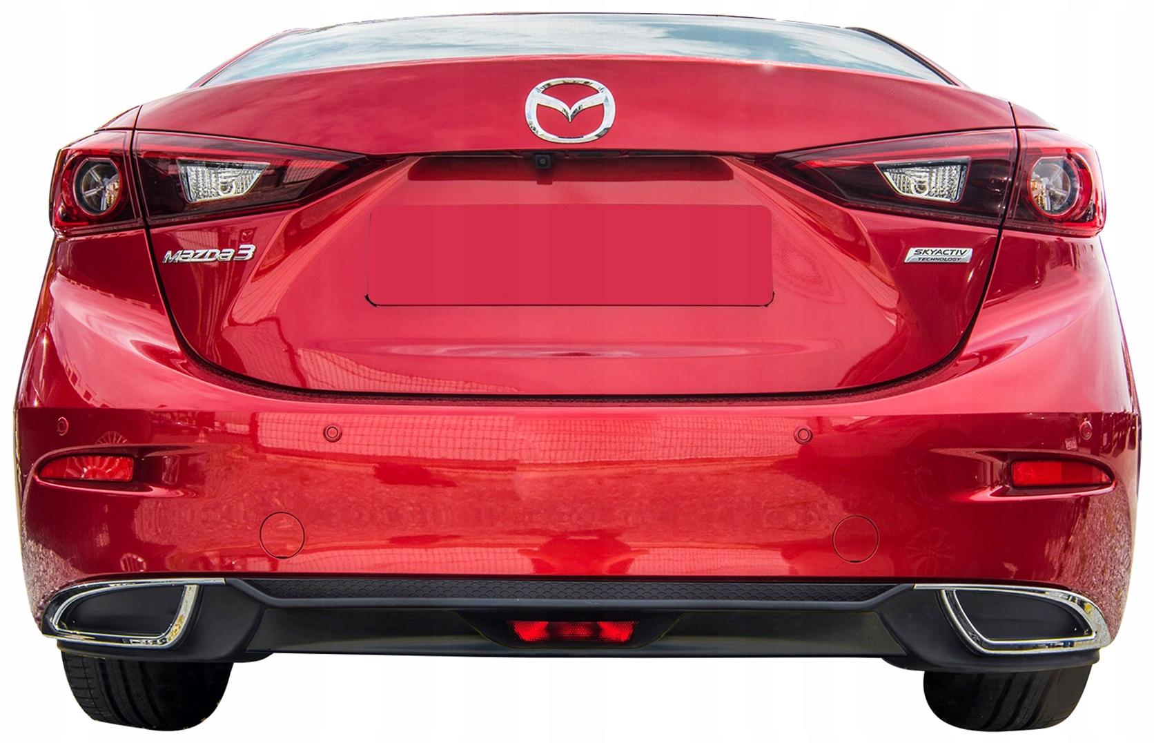 MAZDA 3 СЕДАН ДИФФУЗОР СПОЙЛЕР ЗАДНЕГО БАМПЕРА