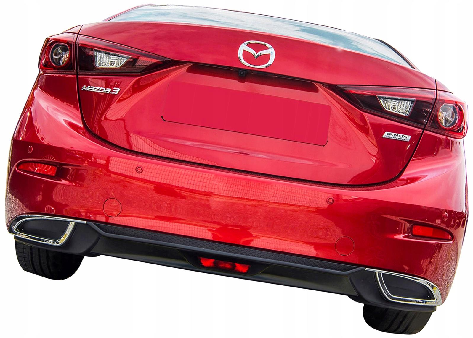 MAZDA 3 СЕДАН ДИФФУЗОР ЗАДНЕГО БАМПЕРА ЮБКА