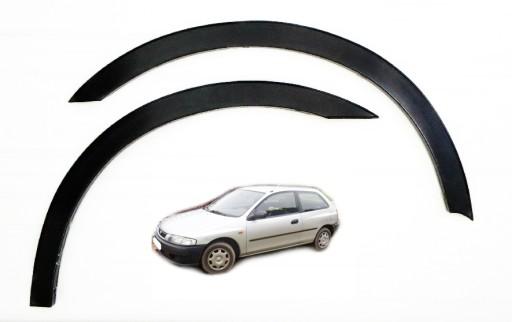 MAZDA 323 P BA moldings on the fenders x4 pcs.