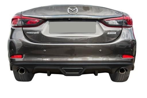 MAZDA 6 14-18 СЕДАН ДИФФУЗОР ЗАДНЕГО БАМПЕРА ЮБКА