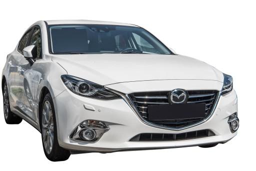 MAZDA 6 2012-2016 ДЕКОРАТИВНЫЕ ГАЛОГЕННЫЕ НАКЛАДКИ СПЕРЕДИ