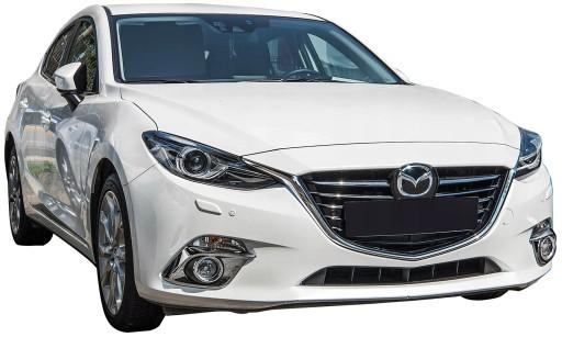 MAZDA 6 2012-2016 ДЕКОРАТИВНЫЕ ГАЛОГЕННЫЕ НАКЛАДКИ СПЕРЕДИ