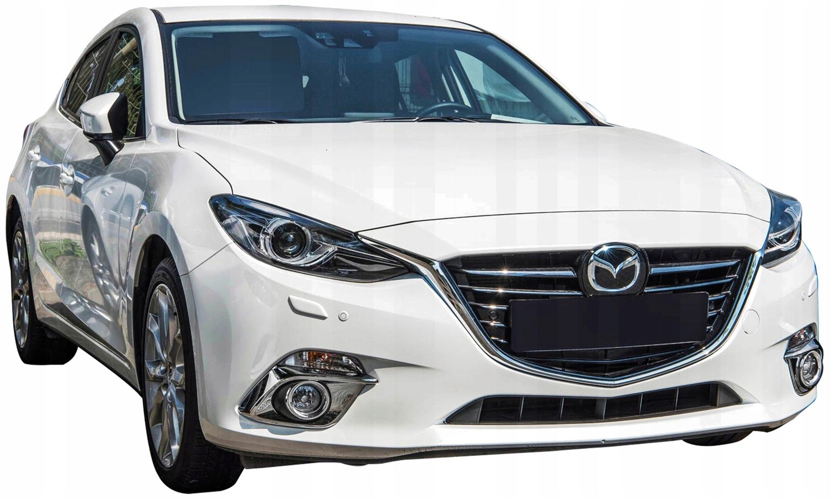 MAZDA 6 2012-2016 ДЕКОРАТИВНЫЕ ГАЛОГЕННЫЕ НАКЛАДКИ СПЕРЕДИ