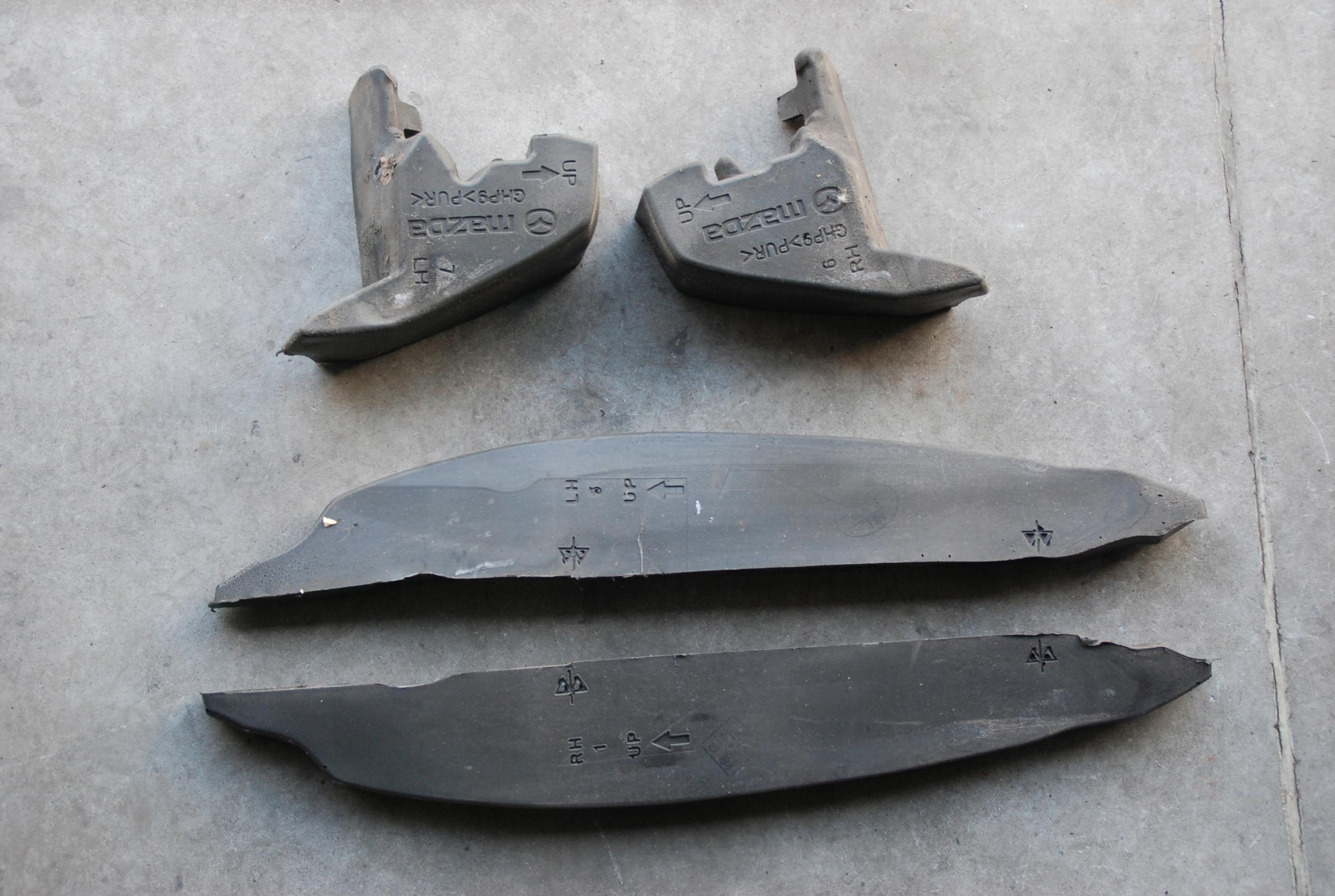 MAZDA 6 GJ 12-ЗВУКОИЗОЛЯЦИЯ КРЫЛА L / P СПЕРЕДИ