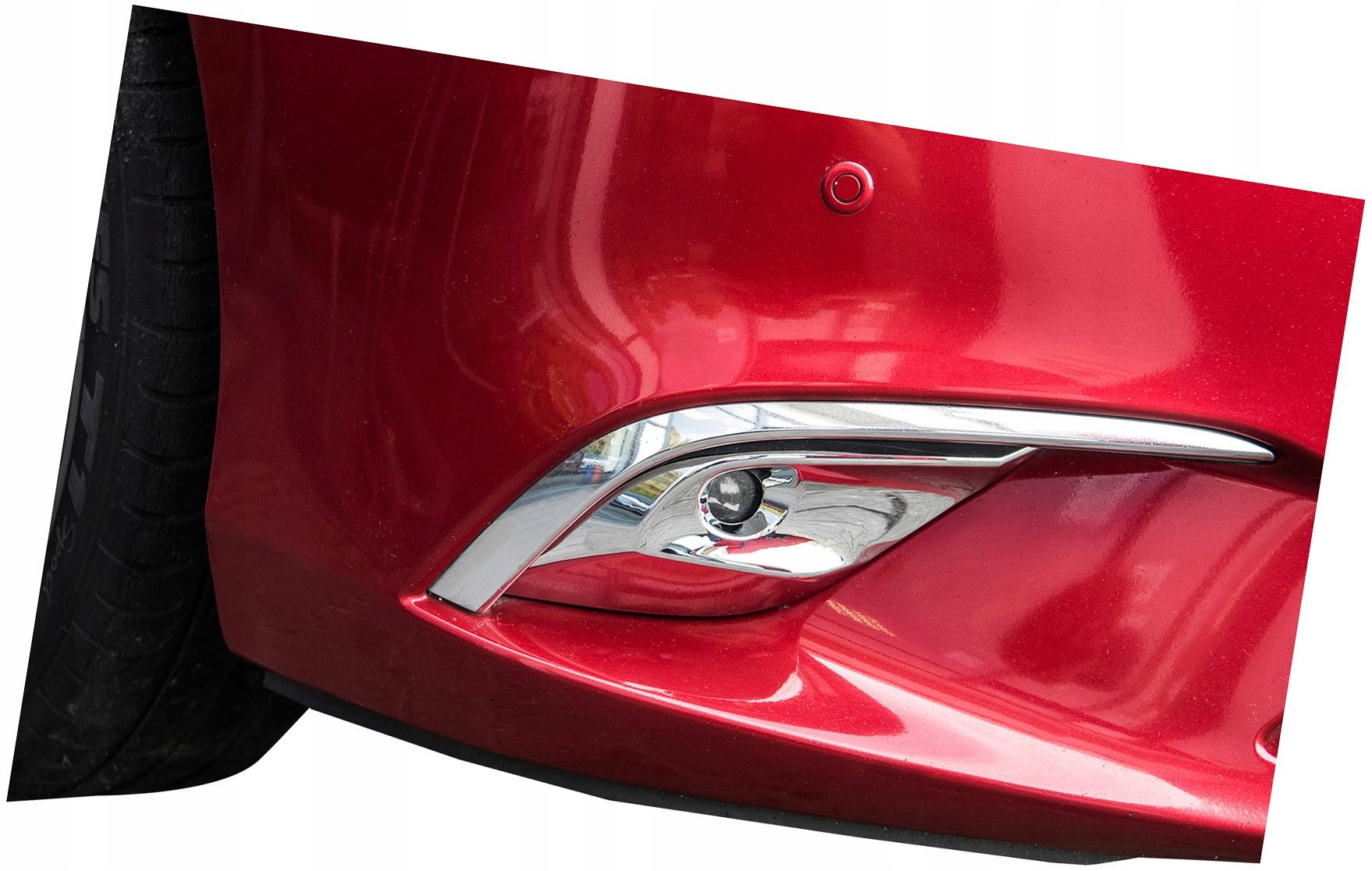 MAZDA 6 ДЕКОРАТИВНЫЕ ГАЛОГЕННЫЕ НАКЛАДКИ СПЕРЕДИ 2017+