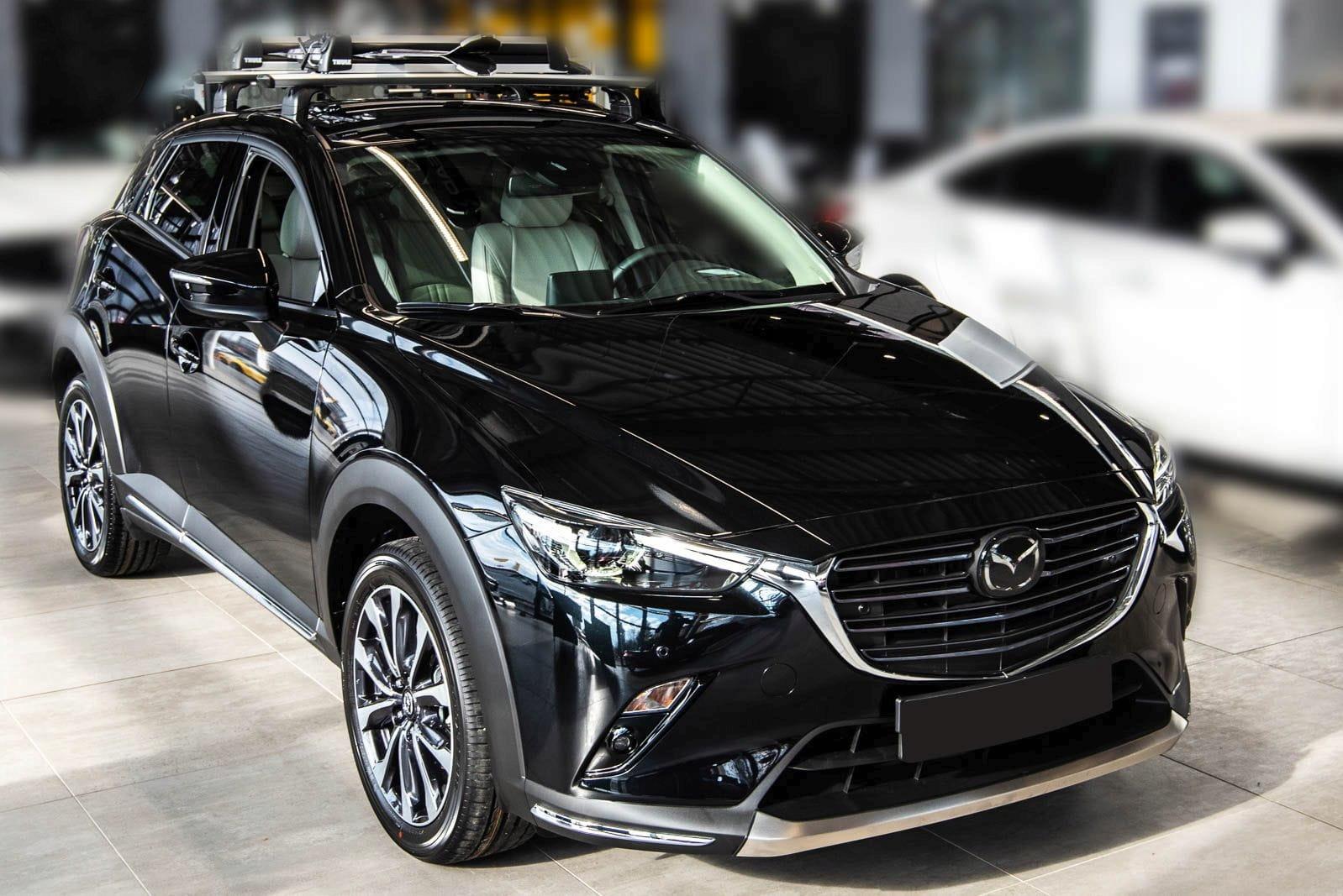 MAZDA CX-3 СПІДНИЦІ БАМПЕРІВ ПЕРЕДНЯ + ЗАДНЯ СТАЛЬ