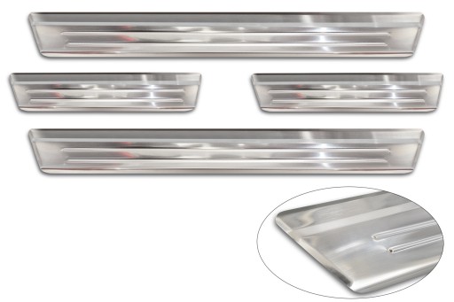 MAZDA CX-30 Накладки на пороги Стальные накладки на пороги