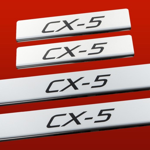 MAZDA CX-5 MK1 Glossy 304 накладки з нержавіючої сталі
