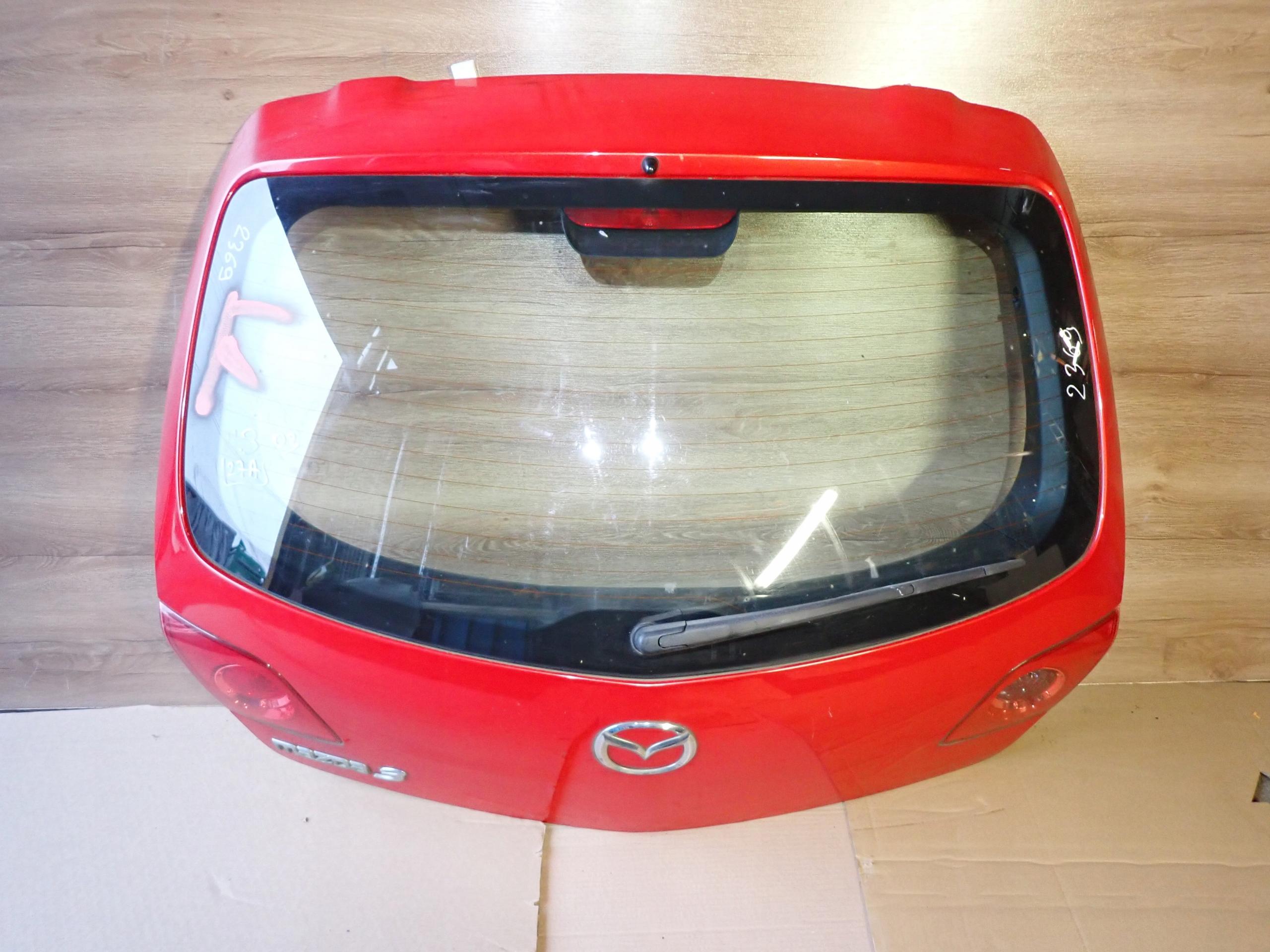 MAZDA3 MAZDA 3 BK 03-08 КРЫШКА БАГАЖНИКА СО СТЕКЛОМ