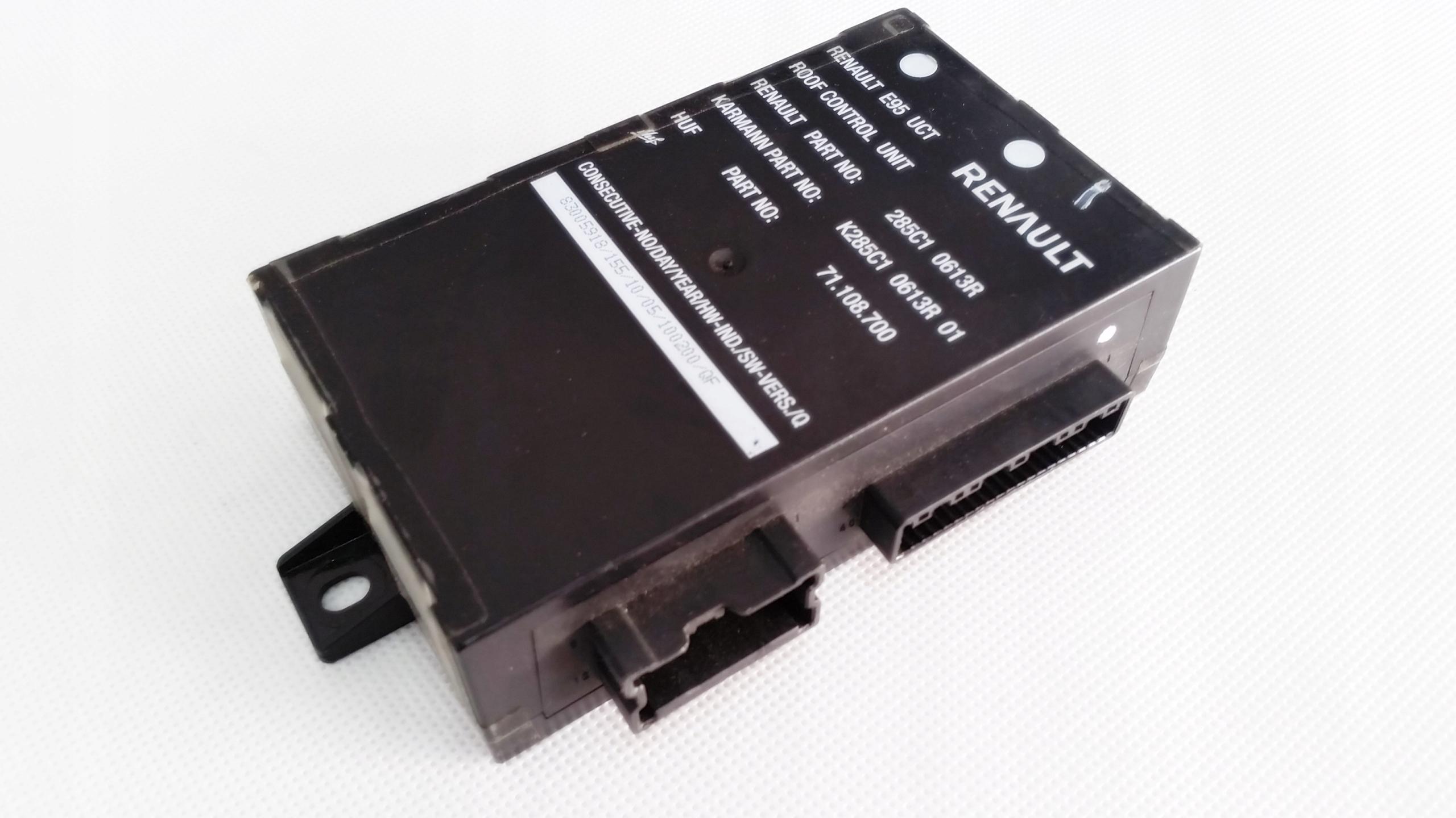 285C10613R - MEGANE III КАБРІОЛЕТ CC 10R МОДУЛЬ КОНТРОЛЕР ДАХУ