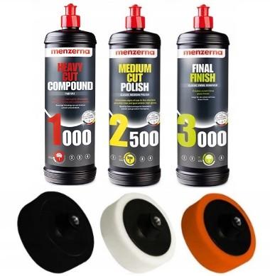 Набор полировальных паст MENZERNA 1000 2500 3000