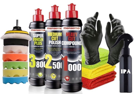 Набор полировальных паст MENZERNA 1000 2500 3800