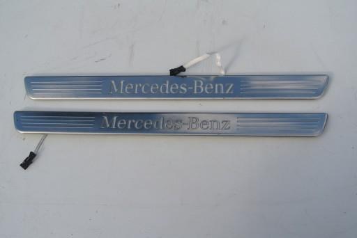 MERCDES W176 світлодіодні бічні спідниці