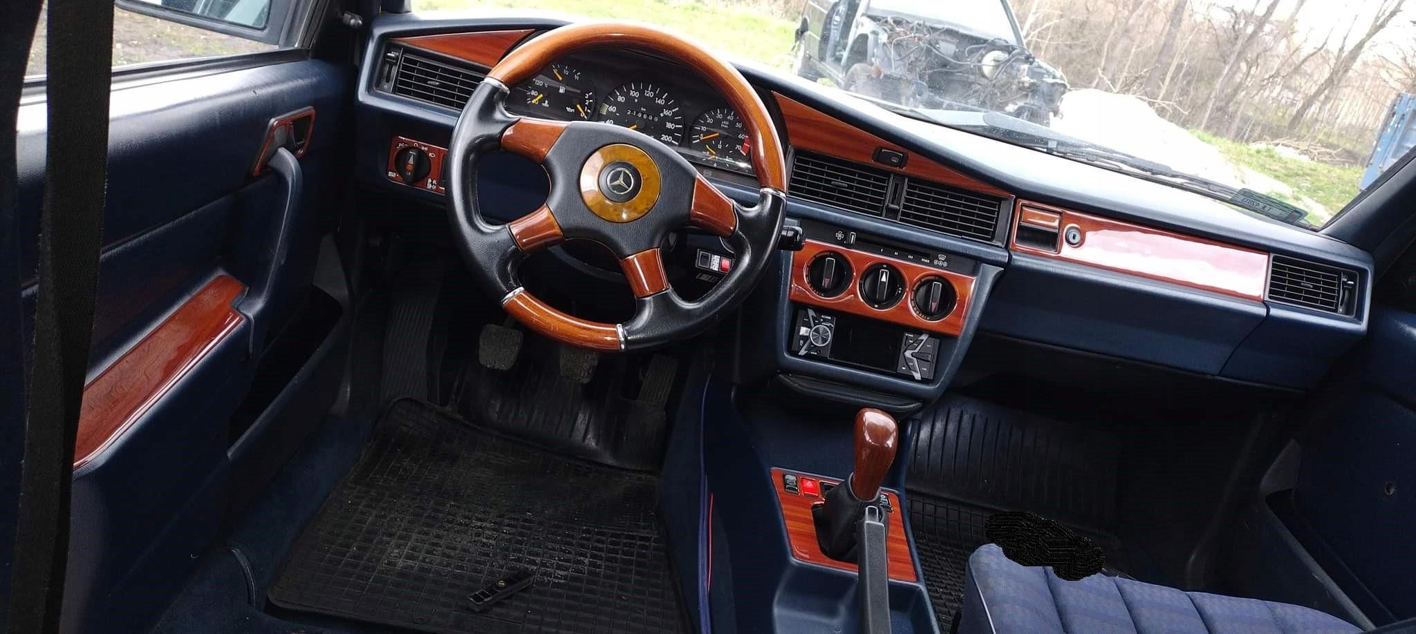 МЕРСЕДЕС 190 ШПОНА НАКЛЕЙКИ КАБИНЫ ДРЕВЕСИНЫ 3D