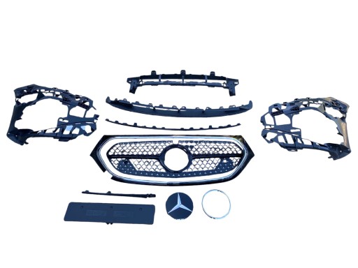 A0008880000 - MERCEDES 214 E CLASS AMG ЗНАЧОК ХРОМИРОВАННЫЙ DISTRONIC Решетка GRILL 0008880000
