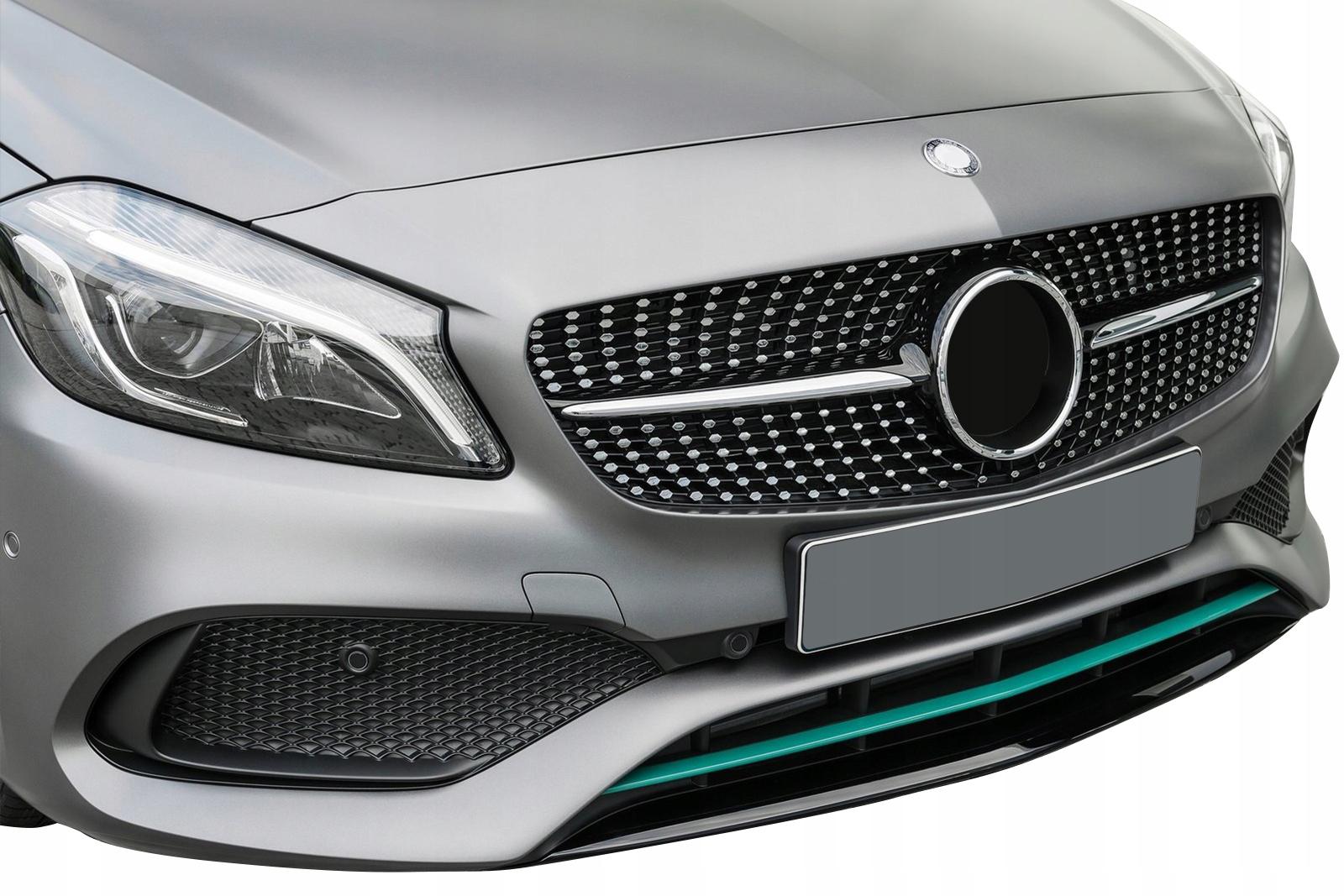 MERCEDES A-CLASS W176 15-18 гриль Алмаз черный