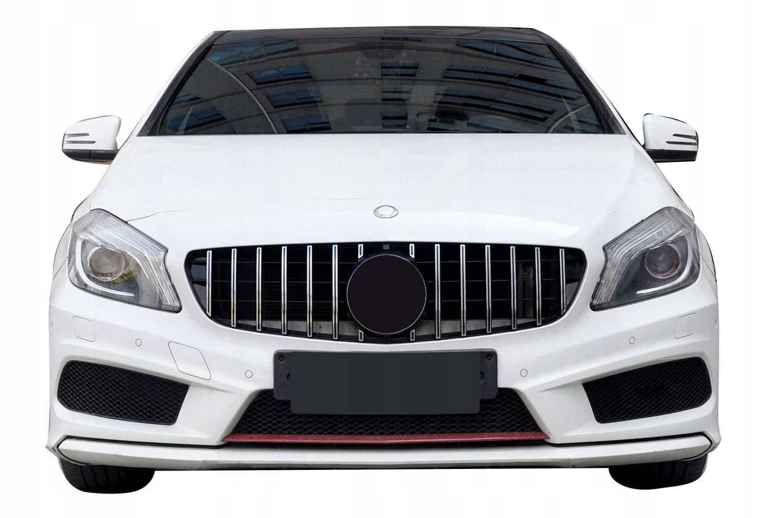 MERCEDES A-CLASS W176 2015-17 гриль gt срібло