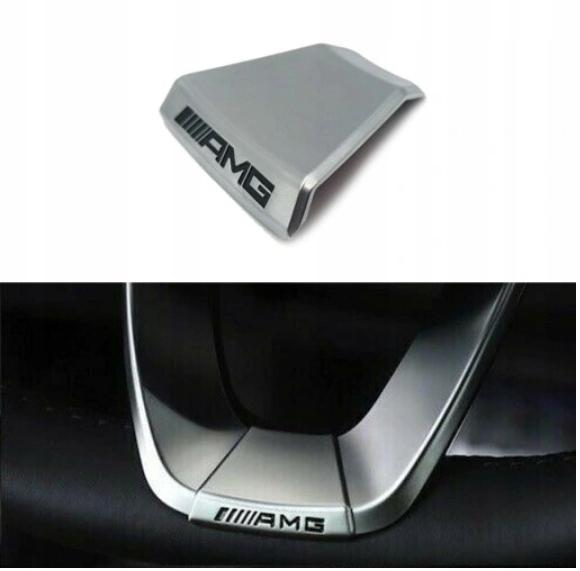 MERCEDES AMG МЕТАЛЛИЧЕСКАЯ ЭМБЛЕМА НА РУЛЕВОМ КОЛЕСЕ ОТ 2019