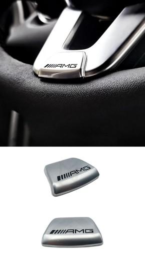 MERCEDES AMG МЕТАЛЛИЧЕСКАЯ ЭМБЛЕМА НА РУЛЕВОМ КОЛЕСЕ ОТ 2019