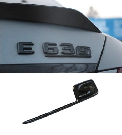 MERCEDES AMG S ЕМБЛЕМА ЗНАЧОК НА ЛАЦКАН ЧОРНИЙ