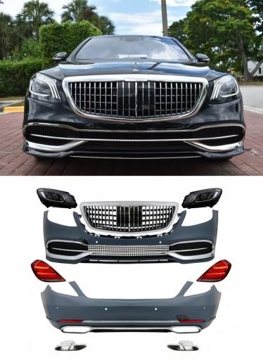 AE222MAY - MERCEDES BENZ W222 MAYBACH BODYKIT БАМПЕРИ ТА ЛАМПИ