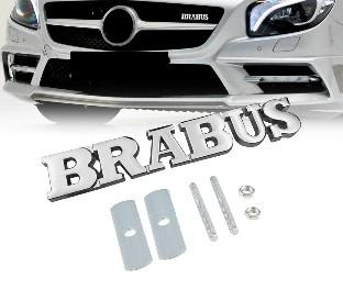 MERCEDES BRABUS ГРИЛЬ ЭМБЛЕМА ЗНАЧОК ЛОГОТИП ХРОМ