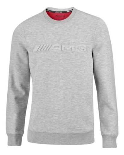 Толстовка MERCEDES AMG, серая, длинный рукав, размер XL