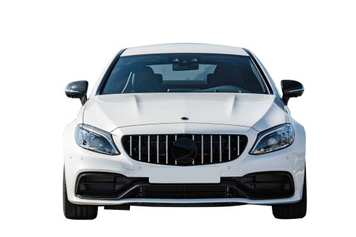 MERCEDES C-CLASS W205 2019+ С РЕШЕТКОЙ КАМЕРЫ GT PANAMERICANA SILVER