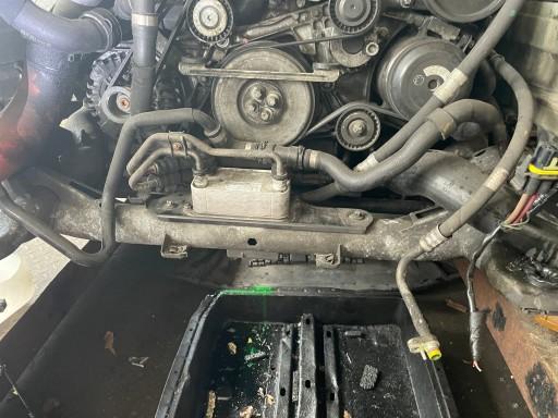 MERCEDES C CLASS W204 ПОДЪЕМ МАСЛЯНОГО ОХЛАДИТЕЛЯ ТРАНСМИССИИ