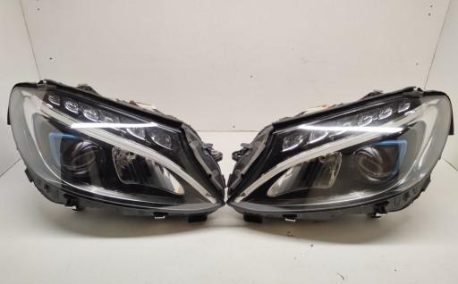 A2059069703, A2059069803 - MERCEDES C CLASS W205 КОМПЛЕКТ F-LED ГИБРИДНЫХ ЛАМП