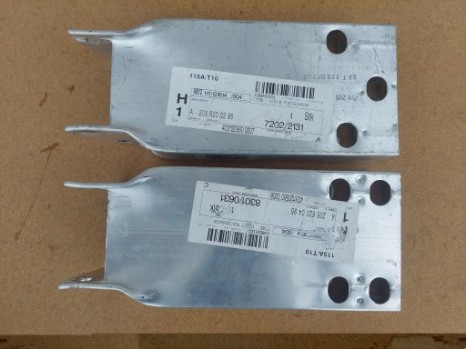 A2056200395 A2056200495 - MERCEDES C Class W205 зоны раздавливания комплект