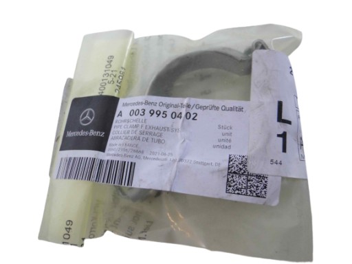 A0039950402 - MERCEDES C W206 206 Затискач хомут дроти EGR