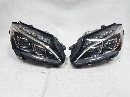 A2059068701 A2059068801 - MERCEDES C-class W205 AMG FULL LED Left + Right FV