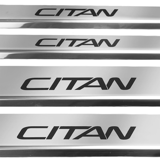 MERCEDES CITAN W415 Бічні пороги W415 304 нержавіюча сталь, глянцеве покриття