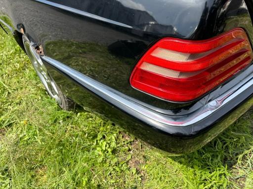 MERCEDES CL C140 COUPE ХРОМОВАНА НАКЛАДКА НА БАМПЕРІ ЗАДНЯ ЛІВА 1994 ПІДНЯТА