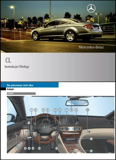 MERCEDES CL W216 Польша руководство по эксплуатации 2006-2014